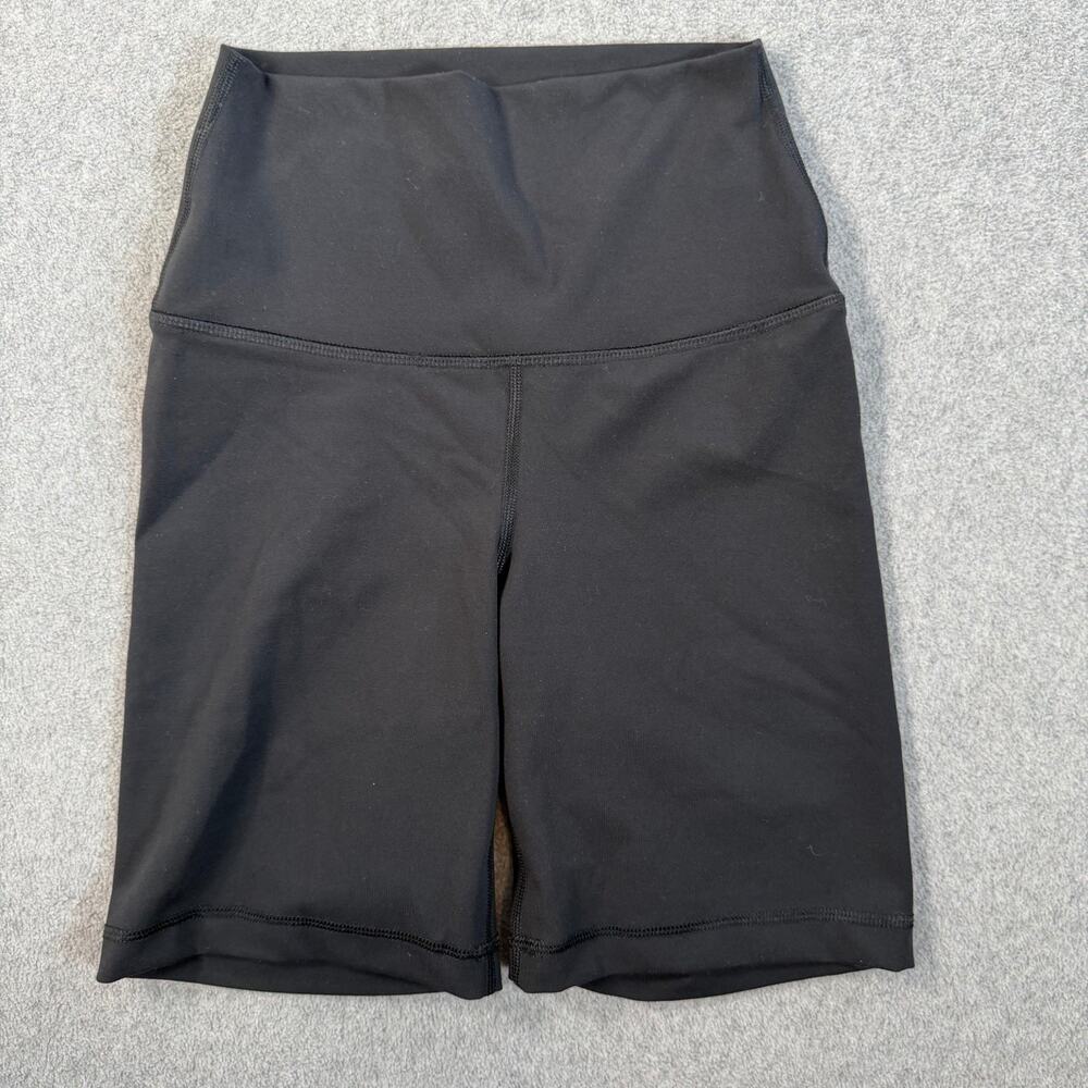 Yogalicious Eclipse Everyday 7" Shorts Women's XS Black High Waist Bike Active